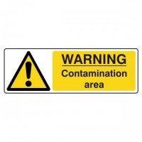 Warning Contamination area