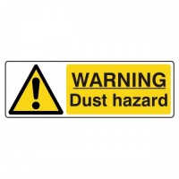 Warning Dust hazard