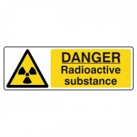 Danger Radioactive substance