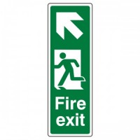 Fire exit Arrow up left