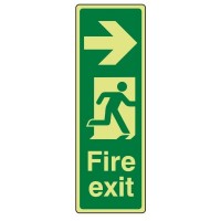 Fire exit Arrow right