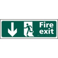 Fire Exit (arrow down)