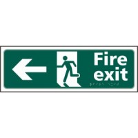 Fire exit (arrow left)