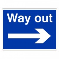 Way out (arrow right)