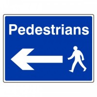 Pedestrians (arrow left)